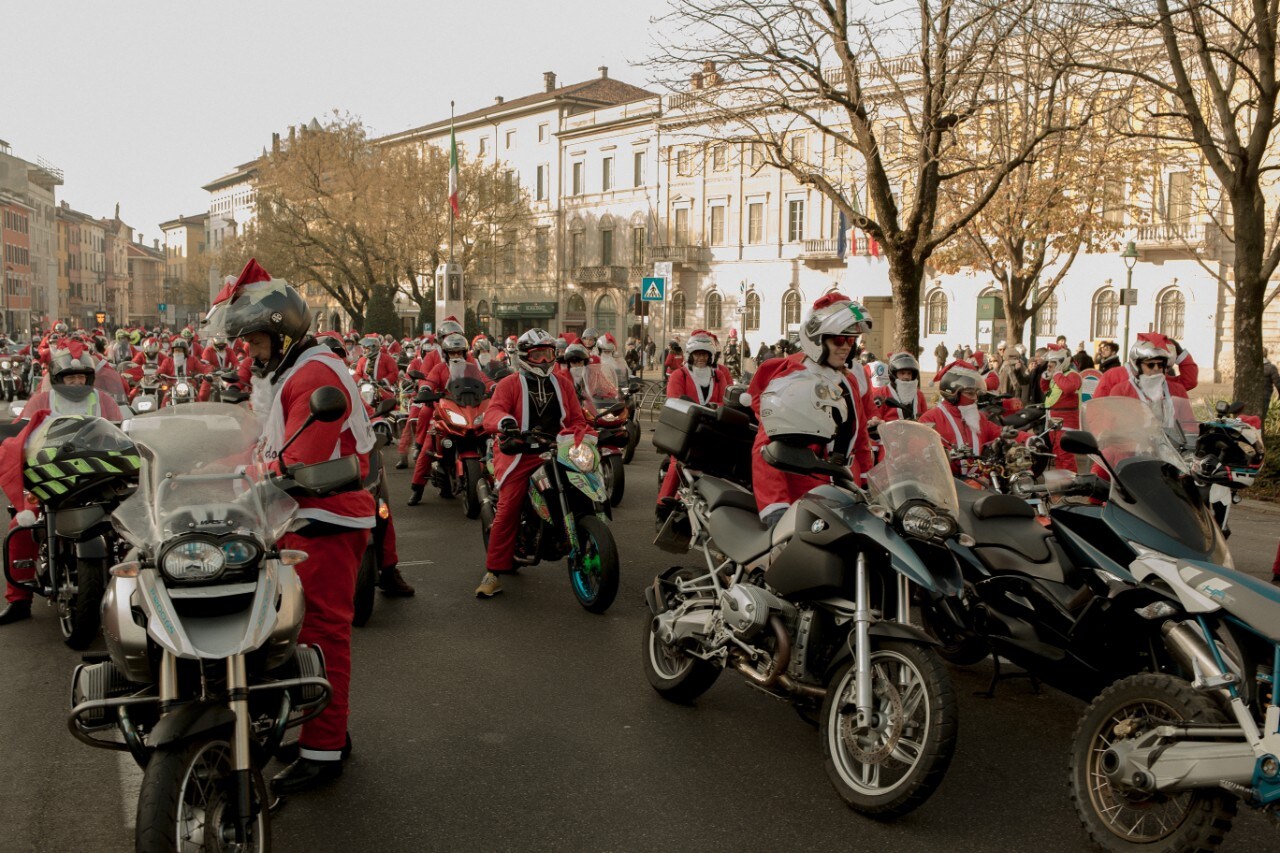 Tutti (a Bergamo) per il Babbo Bikers